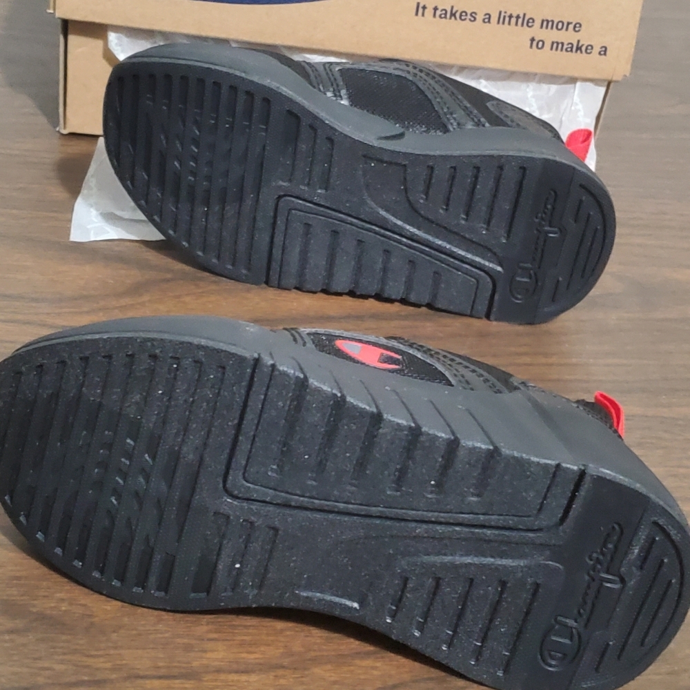Champion Black and Red Slip on  Sneakers Toddler size 9 - Picture 10 of 14